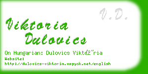 viktoria dulovics business card